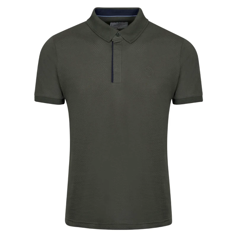 Prince Oliver Premium Polo Χακί 100% Cotton (Modern Fit)