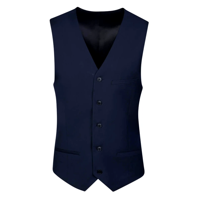 Prince Oliver Prince Oliver Γιλέκο Κοστουμιού Μπλε Σκούρο (Modern Fit)