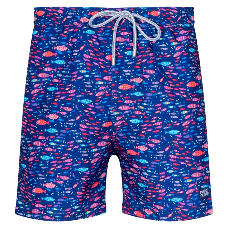 Prince Oliver Prince Oliver Μαγιό Μπλε με Ψάρια Limited Edition