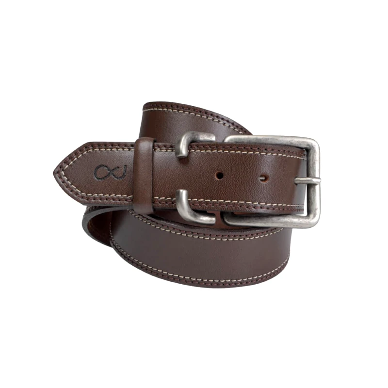 Prince Oliver Prince Oliver Ζώνη Καφέ 100% Leather New Arrivals