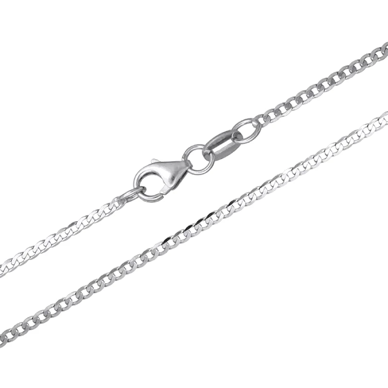 Λευκόχρυση αλυσίδα λαιμού Κ14 026348 026348 Χρυσός 14 Καράτια