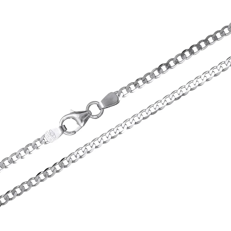 Αλυσίδα κουρμέτ λευκόχρυση 9Κ 60 εκ. 045048 045048 Χρυσός 9 Καράτια