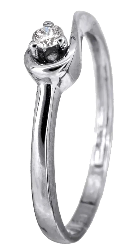 Λευκόχρυσο Δαχτυλίδι 18Κ με Πολύτιμη Πέτρα 007400 007400 Χρυσός 18 Καράτια