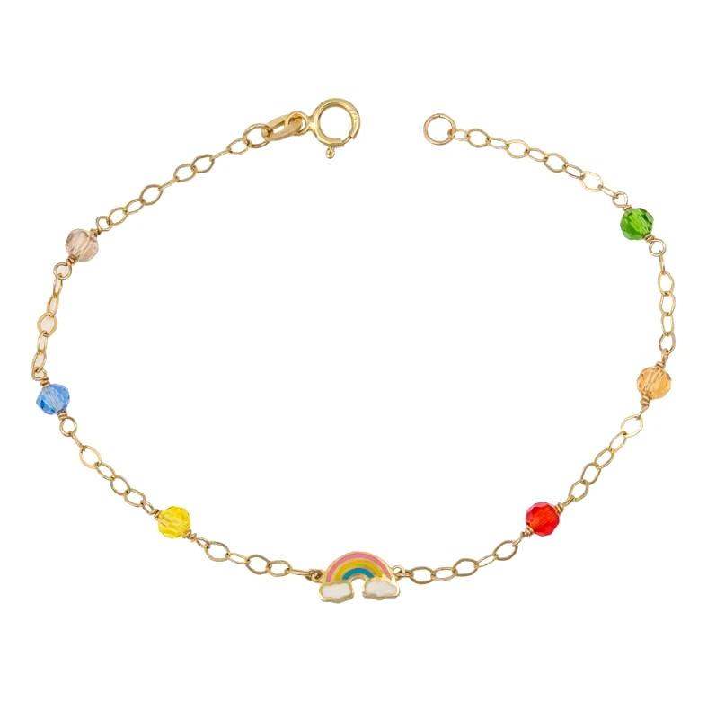 Παιδικό βραχιόλι rainbow K9 046053 046053 Χρυσός 9 Καράτια