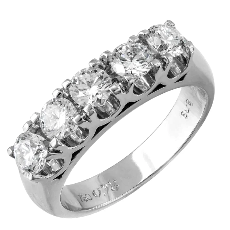 Λευκόχρυσο δαχτυλίδι Κ18 με μπριγιάν 043797 043797 Χρυσός 18 Καράτια