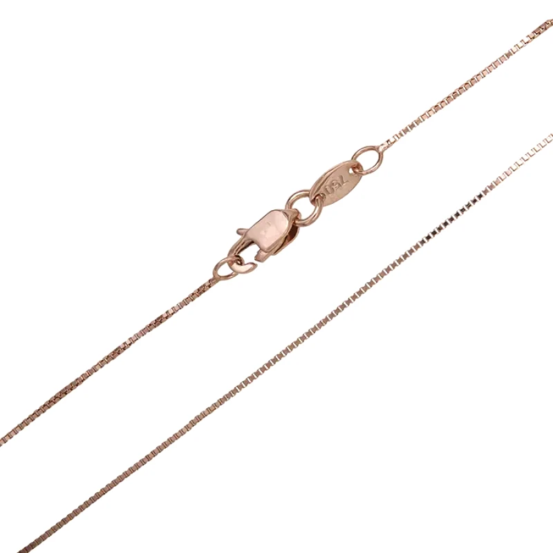 Ροζ gold αλυσίδα K18 για το λαιμό 027557 027557 Χρυσός 18 Καράτια