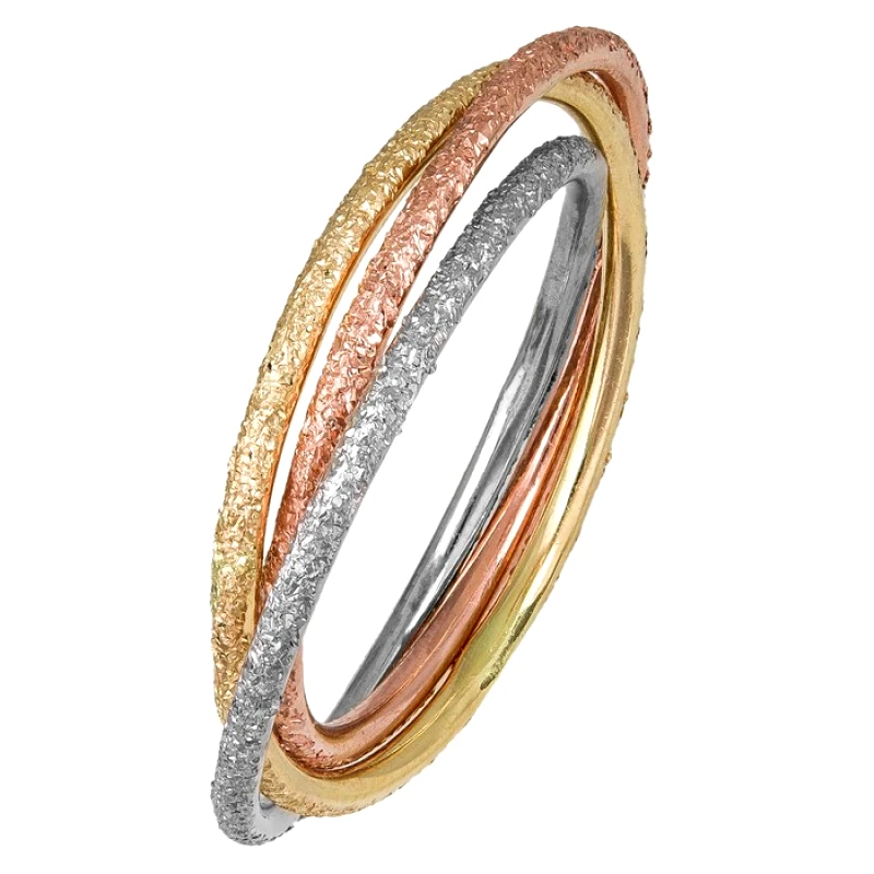 Γυναικείο διαμανταρισμένο τρίβερο 9 καρατίων 037733 037733 Χρυσός 9 Καράτια