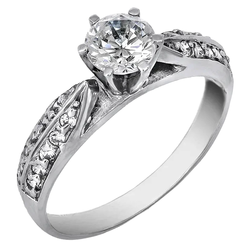 Λευκόχρυσο δαχτυλίδι 9Κ 012718 012718 Χρυσός 9 Καράτια