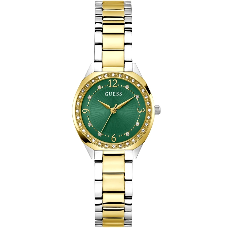 Δίχρωμο ρολόι GUESS Charlotte Crystals Stainless Steel Bracelet GW0767L4 GW0767L4 Ατσάλι