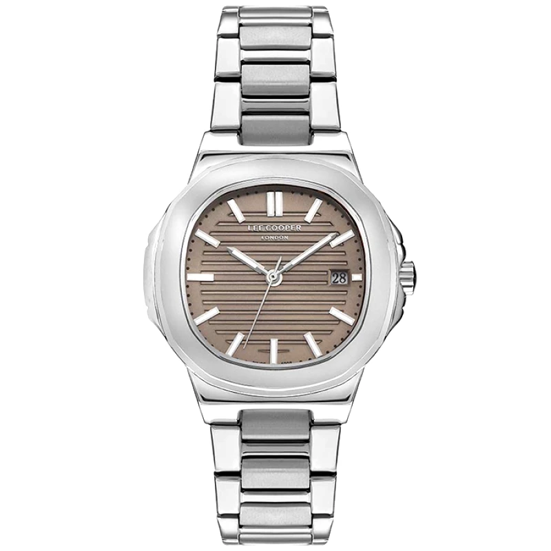 Γυναικείο ρολόι Lee Cooper Silver Bracelet Brown LC07369.360 LC07369.360