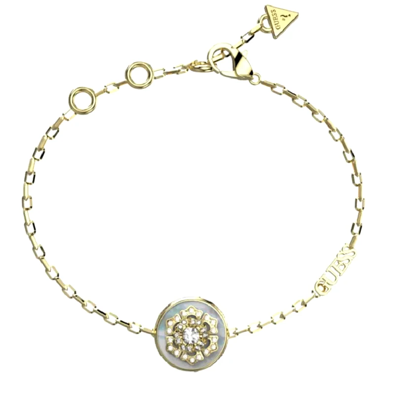 Επίχρυσο βραχιόλι Guess La Fleur Stainless Steel JUBB04549JWYGL JUBB04549JWYGL Ατσάλι