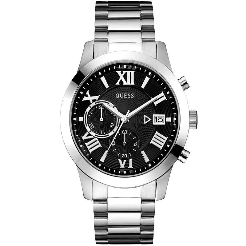 Ανδρικό ρολόι Guess Chronograph Stainless Steel Bracelet W0668G3 W0668G3 Ατσάλι