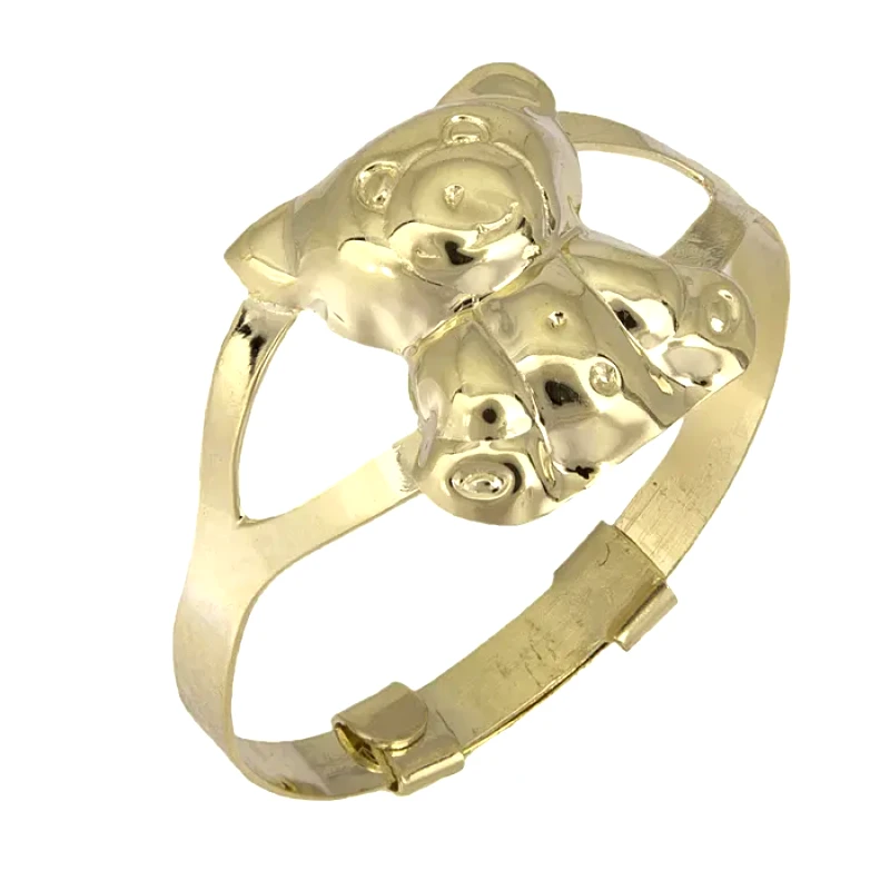 Δαχτυλίδι αρκουδάκι Κ9 025208 025208 Χρυσός 9 Καράτια