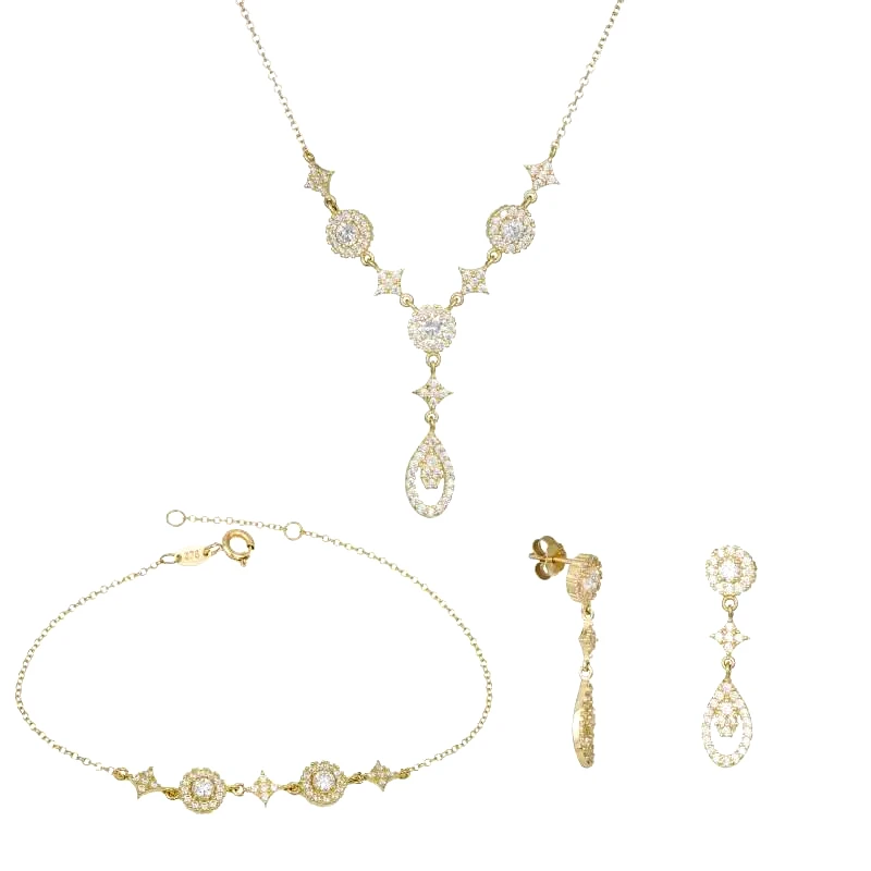 Χρυσό σετ γάμου Κ9 SET032457 SET032457 Χρυσός 9 Καράτια