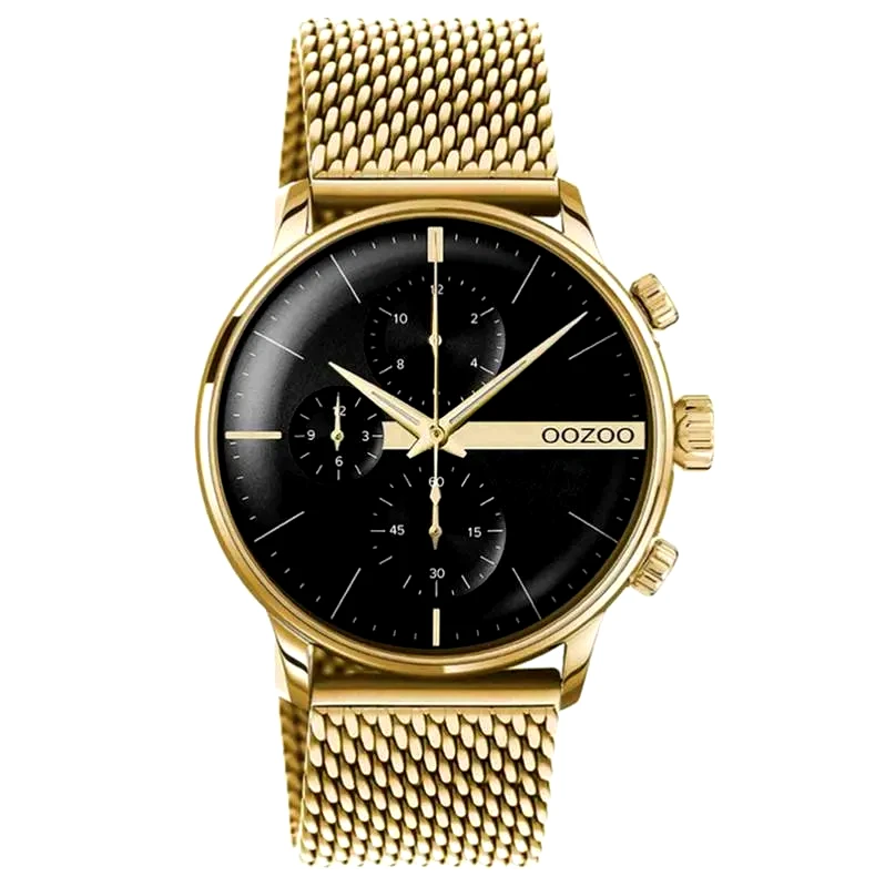 OOZOO Ρολόι Timepieces Gold Metallic Bracelet C11102 C11102