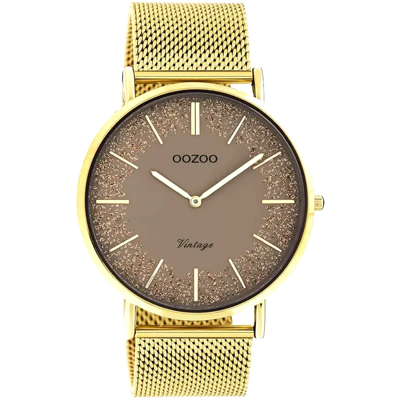 OOZOO Vintage Gold Women's Watch C10884 C10884 Ατσάλι
