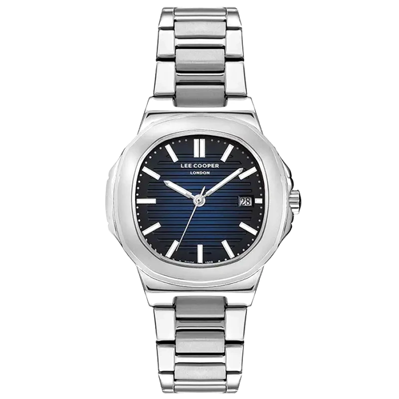 Γυναικείο ρολόι Lee Cooper Silver Bracelet Blue LC07369.390 LC07369.390