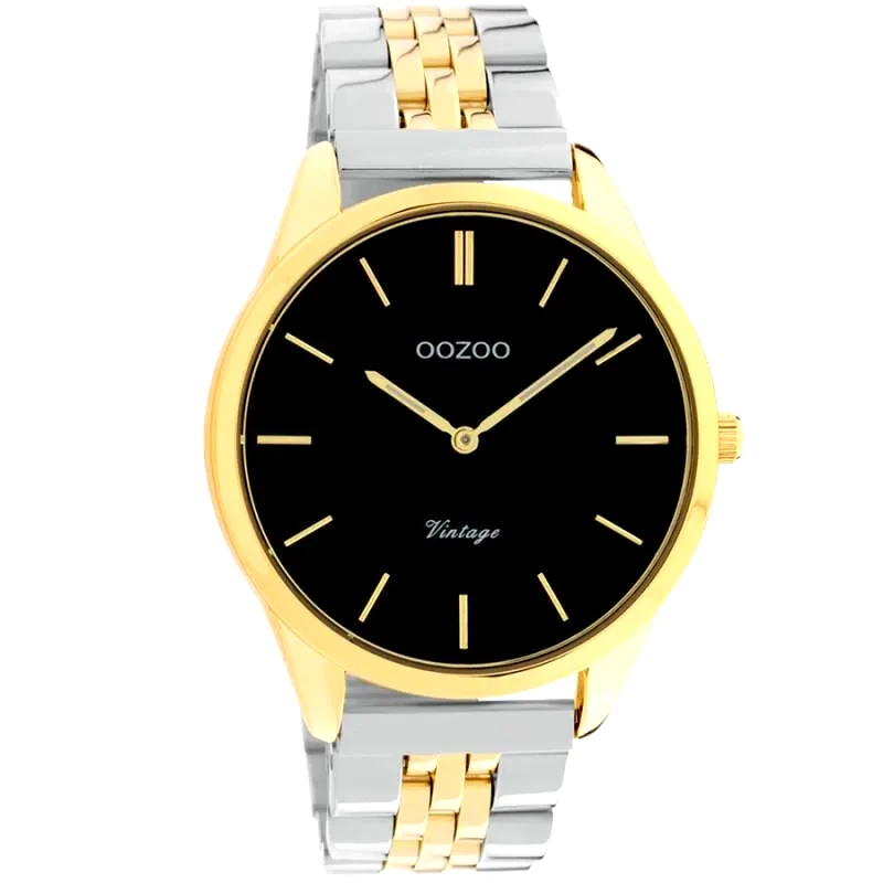 OOZOO Vintage Two Tone Stainless Steel Bracelet C9890 C9890