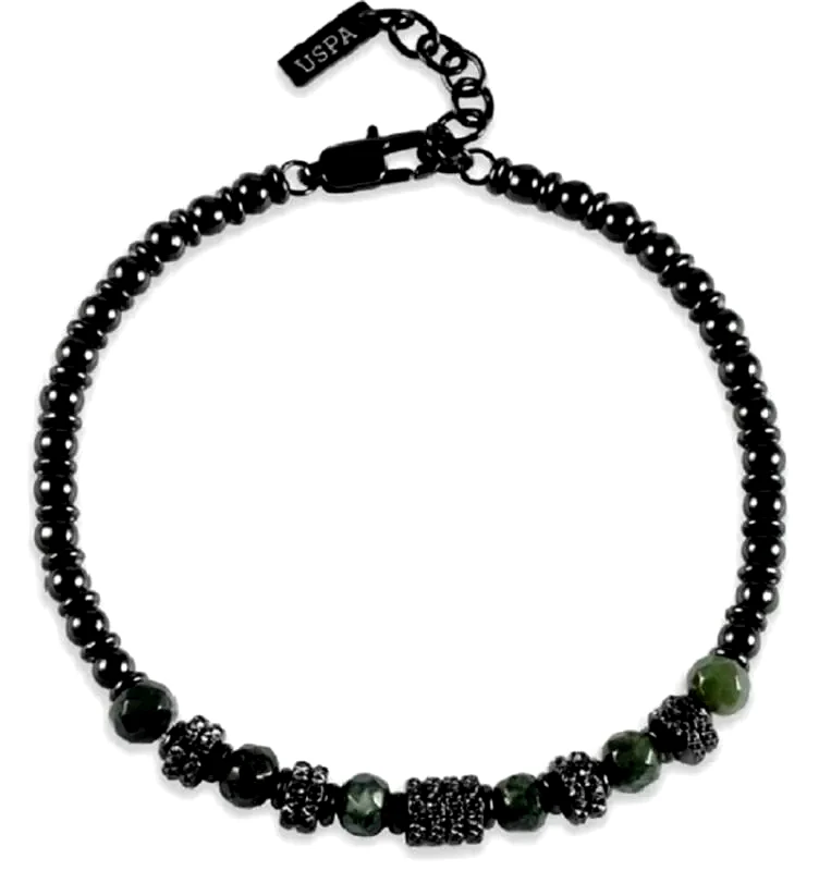 Ανδρικό βραχιόλι U.S.POLO Felix από ανοξείδωτο ατσάλι με αχάτη JW9241ΒR JW9241ΒR Ατσάλι