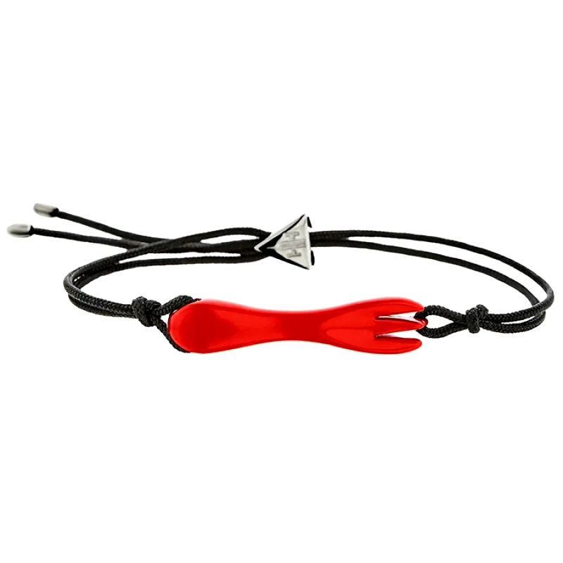 Bracelet Fork by Akis Petretzikis Red BB096R BB096R Ορείχαλκος