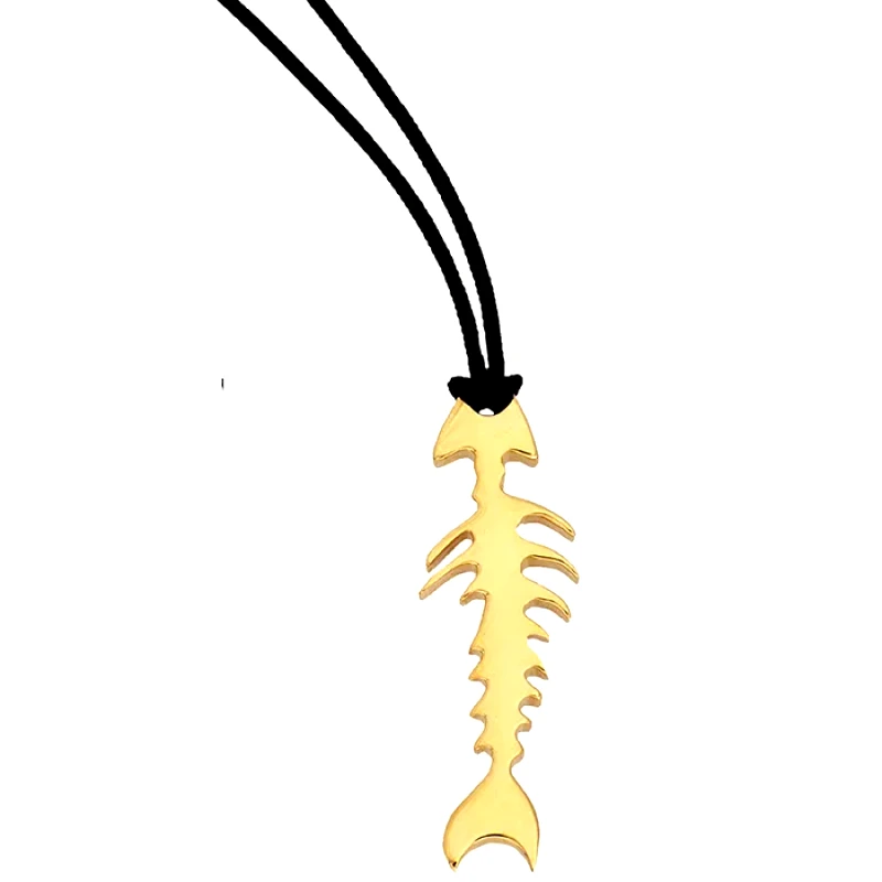Κολιέ Honor Fishbone Small P53 925 P53 P53 Ασήμι
