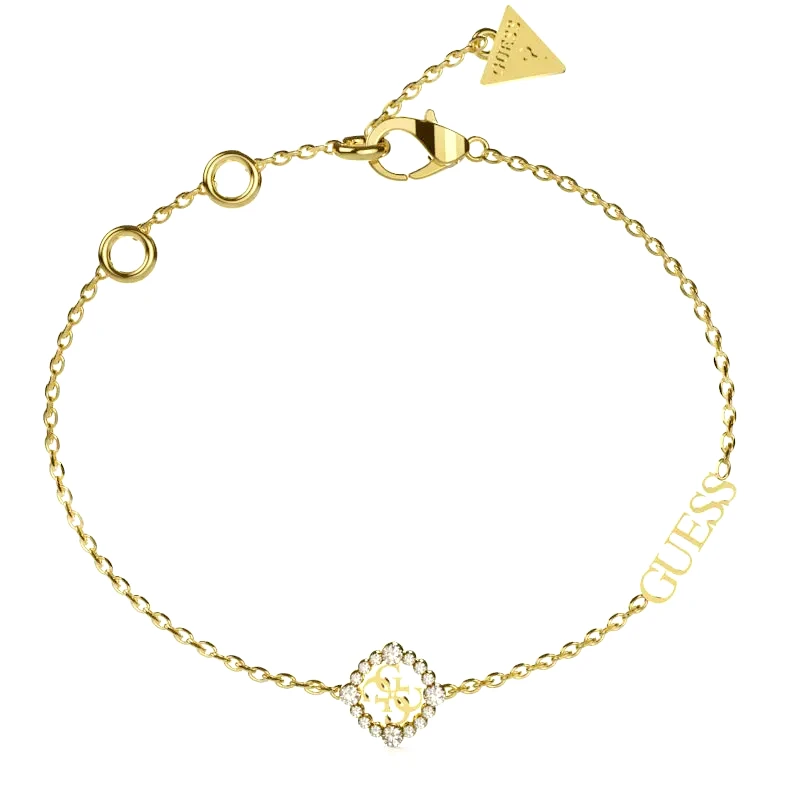 Βραχιόλι επίχρυσο Guess Tiny Dancer Stainless Steel JUBB04644JWYGL JUBB04644JWYGL Ατσάλι