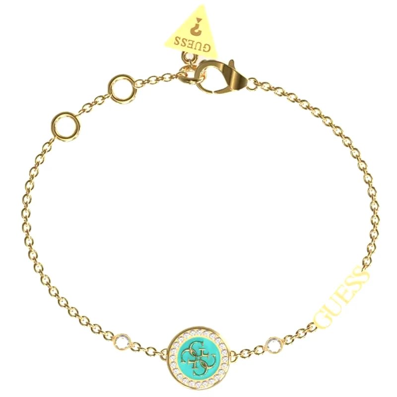Επίχρυσο γυναικείο βραχιόλι Guess Stainless Steel Dreaming JUBB03120JWYGAQL JUBB03120JWYGAQL Ατσάλι