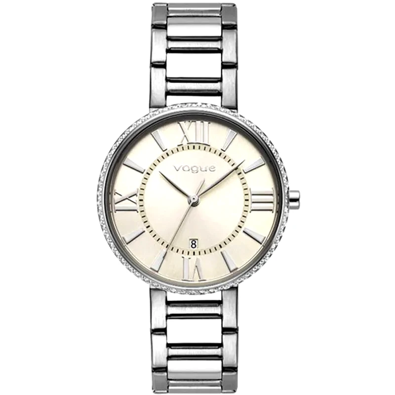 Γυναικείο ρολόι Vogue Jet Set Silver Stainless Steel Bracelet 612282 612282 Ατσάλι
