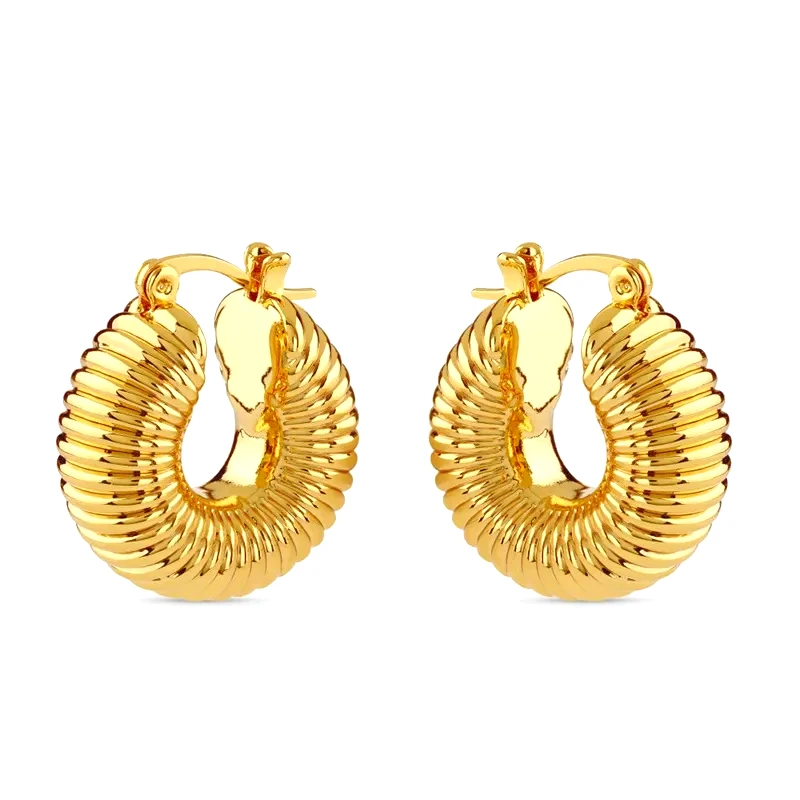 Επίχρυσα κρικάκια καρδιές Berbera Gold Stainless Steel JUBE05335JWGT/U JUBE05335JWGT/U Ατσάλι