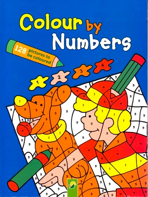 BRAINFOOD COLOUR BY NUMBERS BLUE