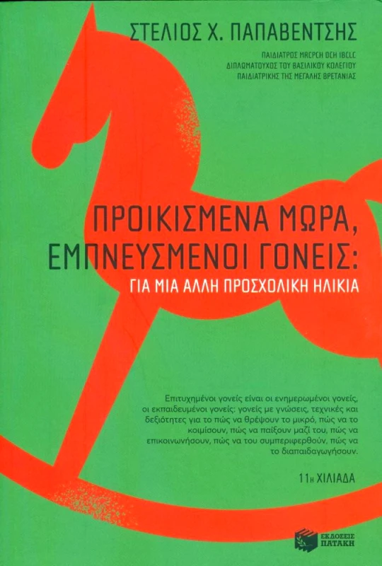 ΠΑΤΑΚΗΣ ΠΡΟΙΚΙΣΜΕΝΑ ΜΩΡΑ ΕΜΠΝΕΥΣΜΕΝΟΙ ΓΟΝΕΙΣ ΓΙΑ ΜΙΑ ΑΛΛΗ ΠΡΟΣΧΟΛΙΚΗ ΗΛΙΚΙΑ