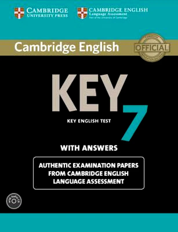 CAMBRIDGE CAMBRIDGE ENGLISH KEY TEST 7 WITH ANSWERS+CD