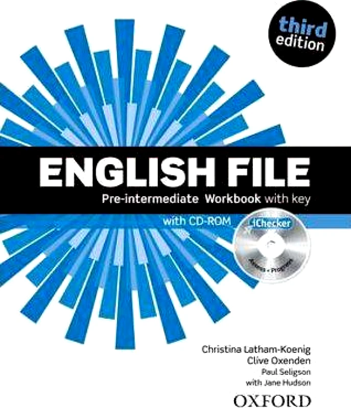 OXFORD ENGLISH FILE PRE INTERMEDIATE WORKBOOK WITH KEY+CD-ROM 3rd EDITION