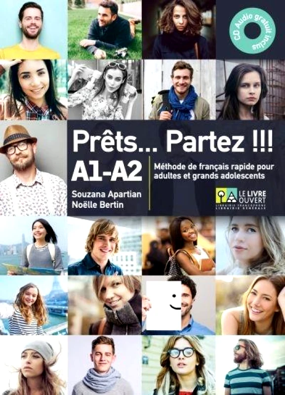 LE LIVRE OUVERT PRETS PARTEZ A1-A2+CD