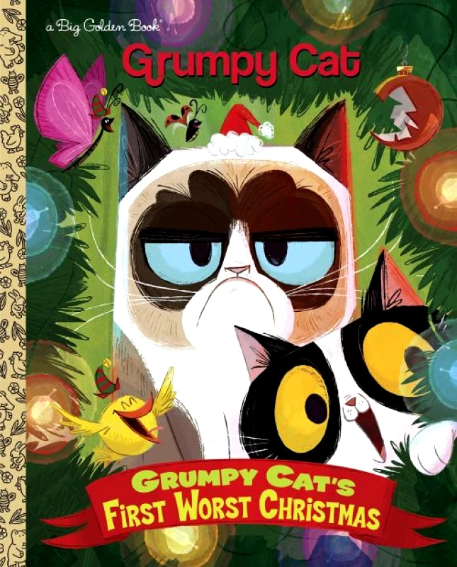 GOLDEN BOOKS GRUMPY CATS FIRST WORST CHRISTMAS