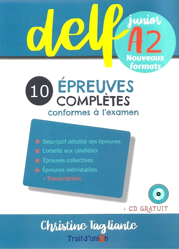TRAIT D'UNION DELF A2 NOUVEAUX FORMATS