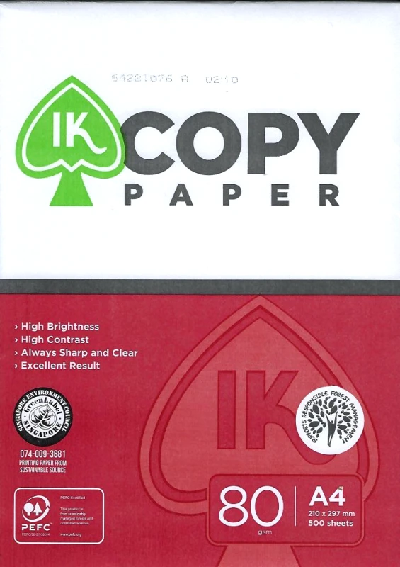 ΦΩΤΟΤΥΠΙΚΟ ΧΑΡΤΙ COPY PAPER 80gsm A4