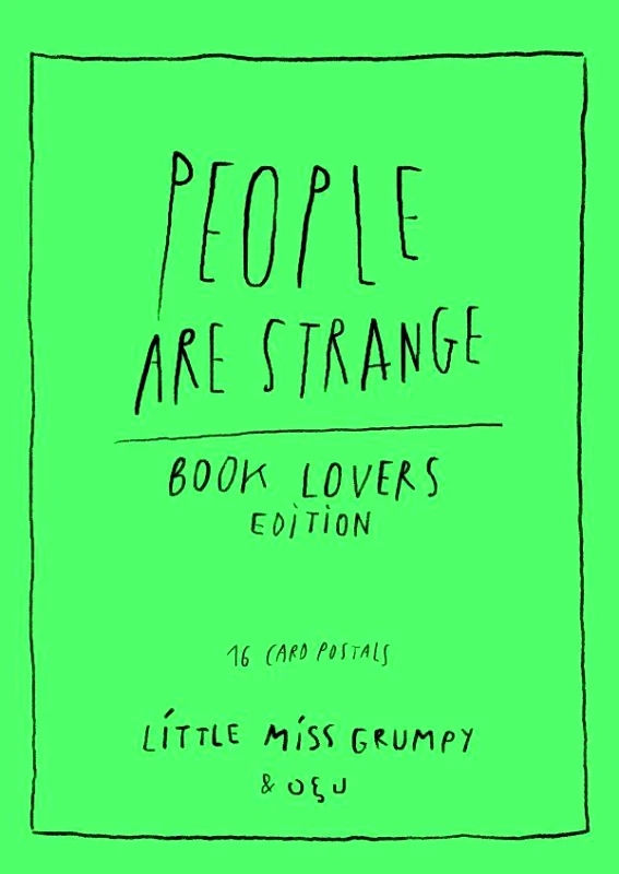 BRAINFOOD PEOPLE ARE STRANGE - BOOK LOVERS EDITION - 16 CARD POSTALS