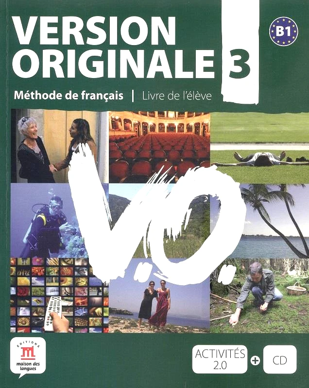 MAISON DES LANGUES VERSION ORIGINALE 3 ELEVE +CD