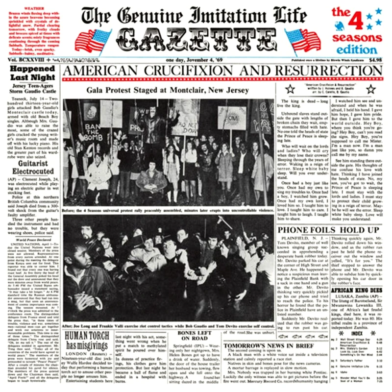 FRANKIE VALLI & THE FOUR SEASONS / THE GENUINE IMITATION LIFE GAZETTE - LP RSD 2024