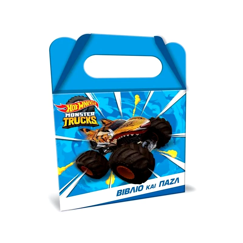 ΧΑΡΤΙΝΗ ΠΟΛΗ HOT WHEELS - ΒΟΟΚ ΣΕΤ - ΒΙΒΛΙΟ ΚΑΙ ΠΑΖΛ