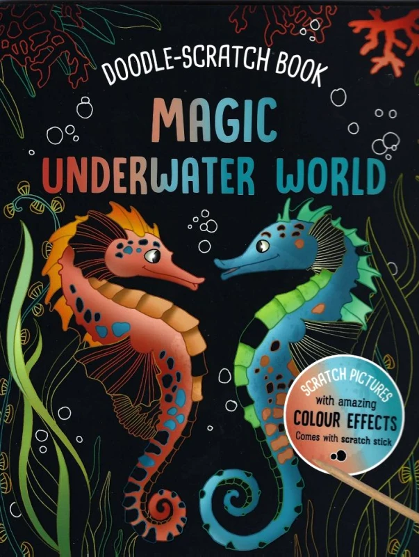 NGV MAGIC UNDERWATER WORLD SCRATCH BOOK