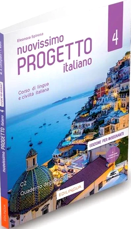 EDILINGUA NUOVISSIMO PROGETTO ITALIANO 4 C2 QUADERNO DEGLI ESERCIZI+CD