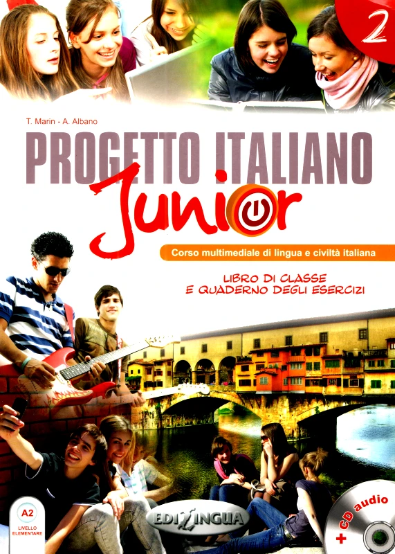 EDILINGUA PROGETTO ITALIANO JUNIOR 2 (+AUDIO CD)
