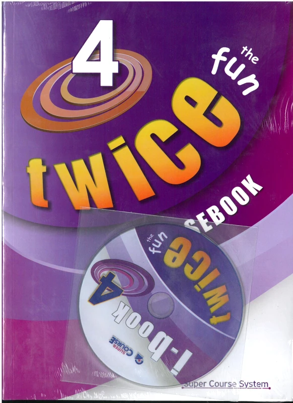SUPER COURSE TWICE THE FUN 4 ΠΑΚΕΤΟ ΜΕ I-BOOK