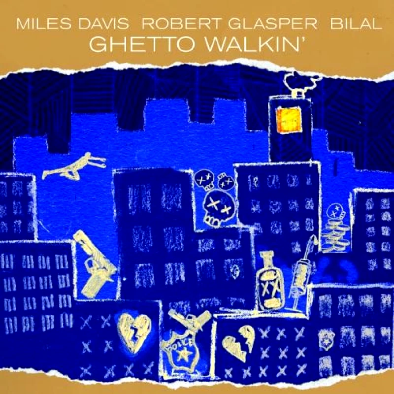 MILES DAVIS AND ROBERT GLASPER / GHETTO WALKIN - LP 12IN REC STORE DAY 2016