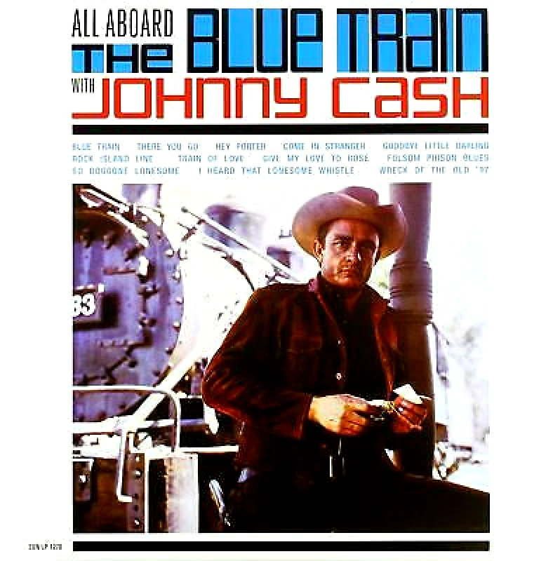 JOHNNY CASH ALL ABOARD THE BLUE TRAIN LP