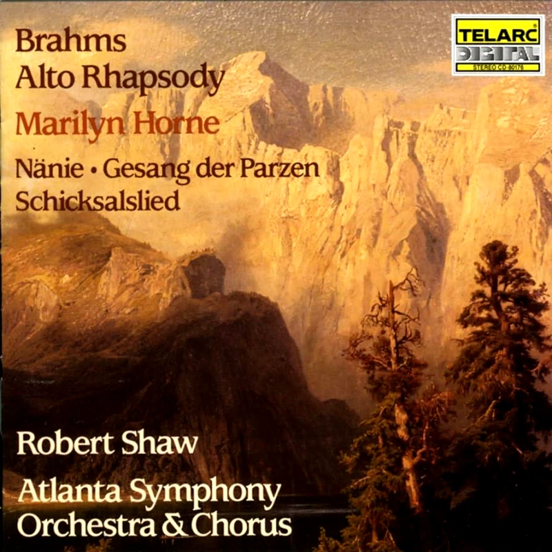 BRAHMS SHAW ALTO RHAPSODY CD