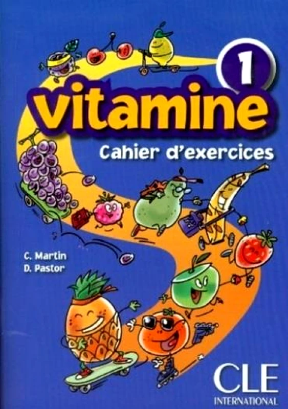 CLE INTERNATIONAL VITAMINE 1 CAHIER D'EXERCICES+CD+PORTOFOLIO