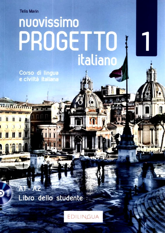 EDILINGUA NUOVISSIMO PROGETTO ITALIANO 1 +CD CORSO DI LINGUA E CIVILTE ITALIANA A1-A2 LIBRO DELLO STUDENTE